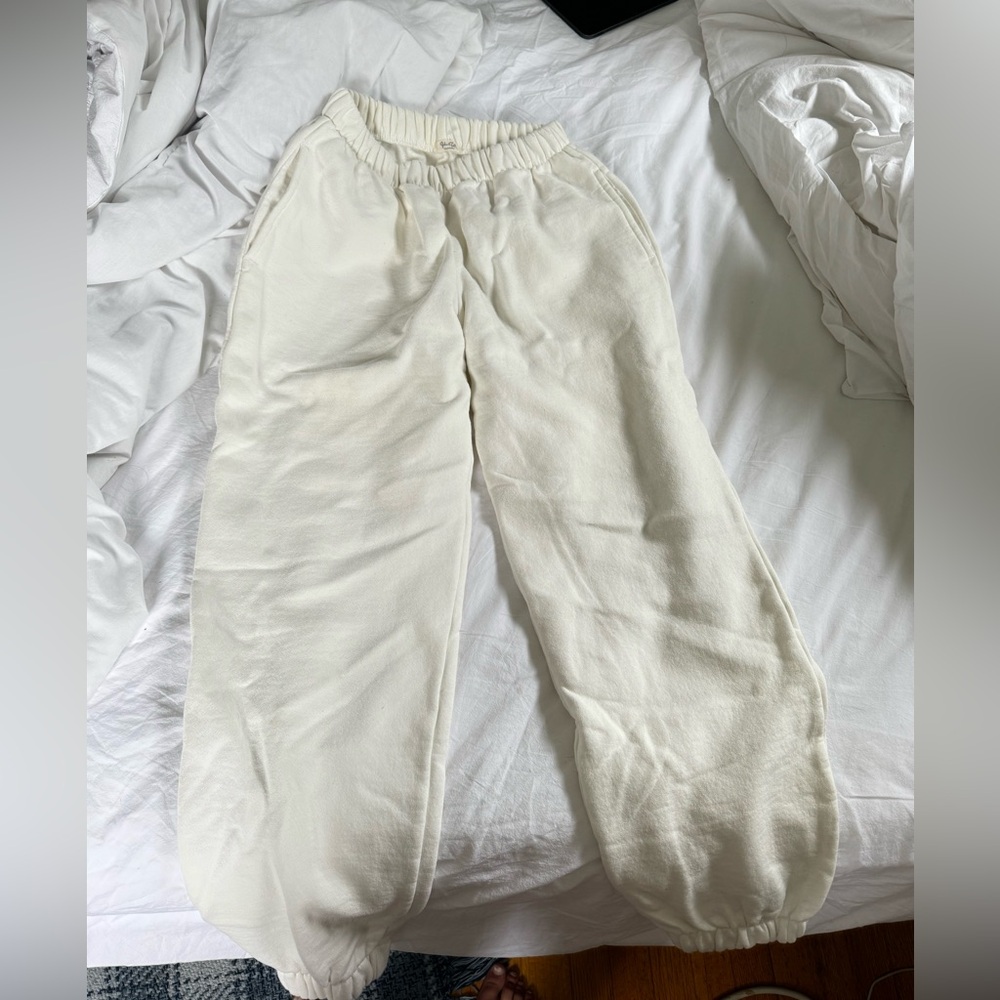Brandy White Sweatpants